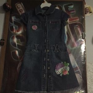 little girls jean dress